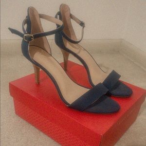 Kelly & Katie Navy Heel Sandal